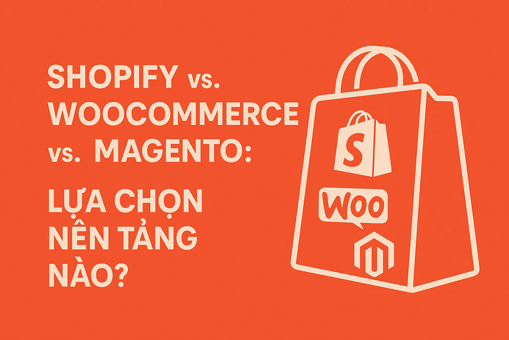 Shopify vs. WooCommerce vs. Magento: Lựa chọn nền tảng nào?
